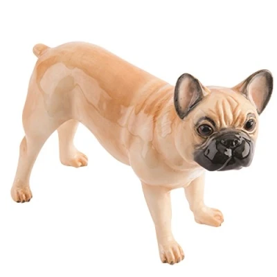 Image of John Beswick Pampered Pooch Fawn French Bulldog Dog Ornament Figure