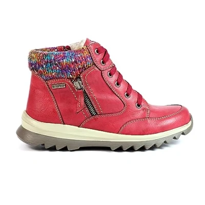Image of Ladies Buttermere Red Waterproof Ankle Boot 8