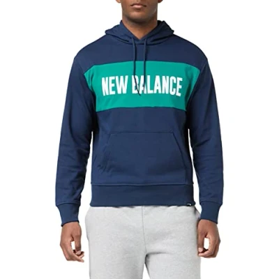 Image of New Balance NB Sport Seasonal Hoodie, Men, Athletic Grey, M