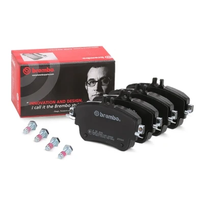 Image of 0004201405, 0004202902, 0064204820, 0084200420, A0004201405 Brake pad set BREMBO P 50 094 MERCEDES BENZ: A Class, B CLA Coupe