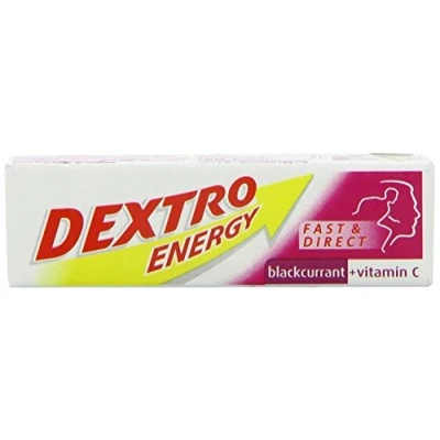 Image of Dextro Energy Glucose Tablets Blackcurrant x 10 Packs