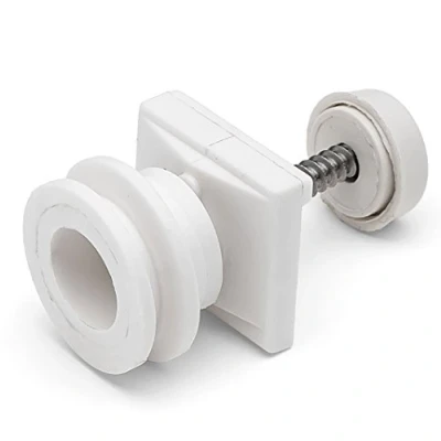 Image of 8 x Shower Door Rollers Joint Ball Grooved Sovereign Wheels/Runners 19mm L1
