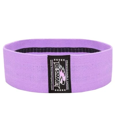 Image of Fabric Resistance Bands Exercise Band Workout Fitness for Hips &amp; Glutes Non Slip Booty Women Men Beginners Athletes Strength Training Yoga Pilate (Purple, Light)