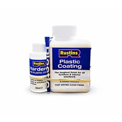 Image of Rustins PCGL1000 1L Plastic Coating and Hardener Gloss
