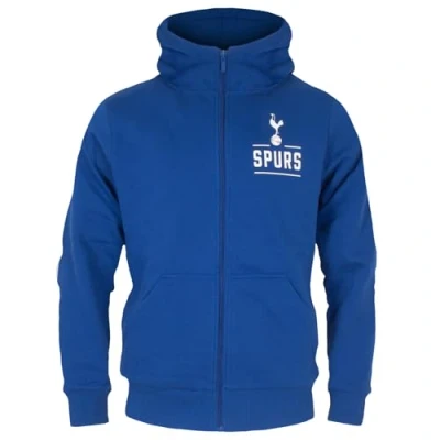 Image of Tottenham Hotspur FC Official Football Gift Boys Fleece Zip Hoody Marine 12 13 Yrs