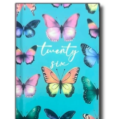 Image of 2025 Diary Pocket Size Week to View Diaries Full Year Journal Calendar Planner (Butterfly)