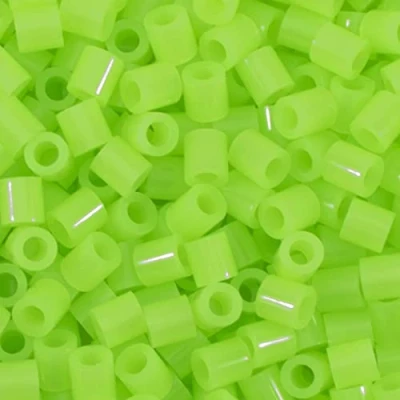 Image of Vaessen Creative Fuse Beads, Neon Green, Set of 1100 Pieces for DIY Crafts with Kids, Making Jewelry, Homemade Decorations and Other Crafty Ideas, 5mm