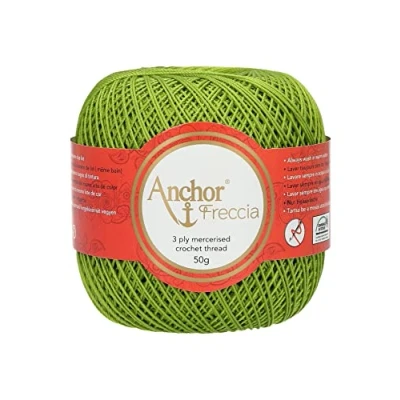 Image of Anchor Crochet Yarn, Cotton, 00255 Green