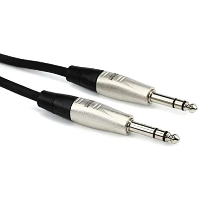 Image of Hosa HSS 005 5ft REAN 1/4 inch TRS to Same Pro Balanced Interconnect Cable