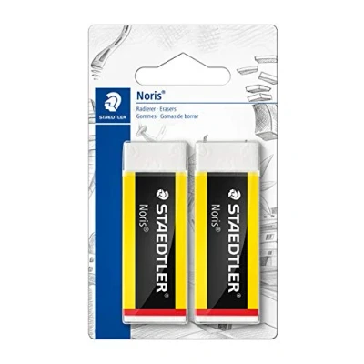 Image of STAEDTLER 526 N20BK2 Pack of 1 blister with 2 erasers Noris