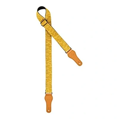 Image of Ortega Guitars Adjustable Ukulele Strap Spring Series Cotton, Yellow (OCS 330U)