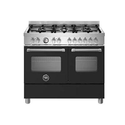 Image of Bertazzoni MAS106L2ENEC Master Series 100cm Dual Fuel Range Cooker Matt Black
