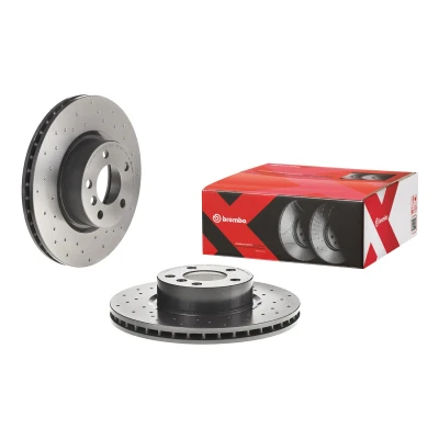 Image of 34106787490, 34106879122 Brake disc BREMBO 09.B570.1X 328mm 28mm 5 perforated/vented Coated High carbon BMW: X3, X4