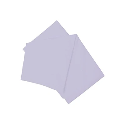 Image of Belledorm Purple Flat Sheet, 200 Thread Count Percale (Double, Heather)