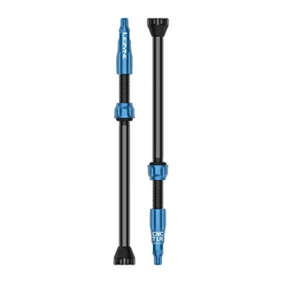 Image of Lezyne Unisex Adult Tubeless Valve CNC, Blue, 80 mm