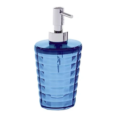 Image of Gedy Glady Soap Dispenser, Thermoplastic Resin, Blue, 8.5X8.5X17