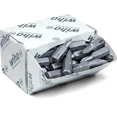 Image of Wiha 08047 PH 1 Standard Drill Bits Bulk Pack