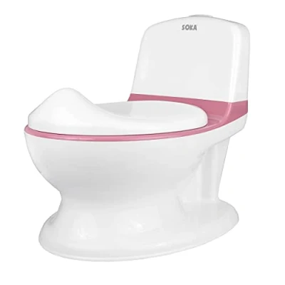 Image of SOKA Play Imagine Learn Pink Toddler Infant First Potty WC Educational Training Aid Toy