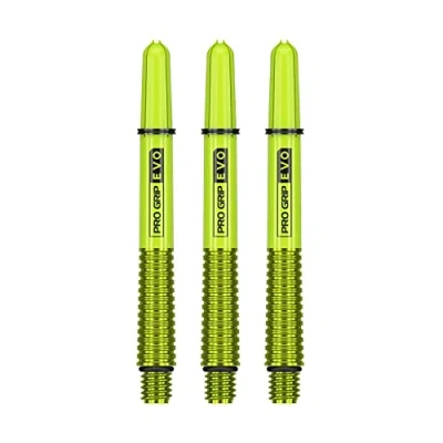 Image of TARGET Darts Pro Grip Evo Green Aluminium Medium Dart Shafts