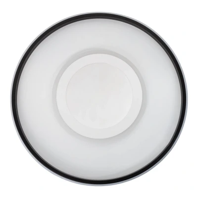 Image of Näve LED ceiling lamp Redona, white/black, Ø 50 cm, CCT, 3D