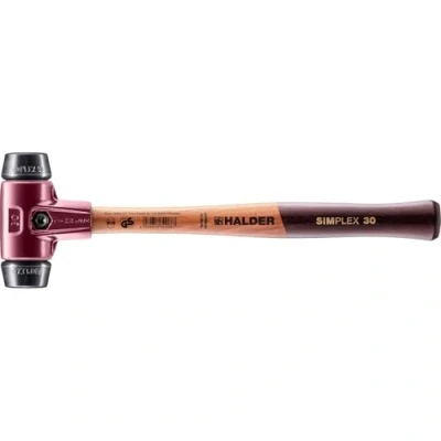 Image of Halder 3002030 30 mm 3002 Rubber &quot;Simlpex&quot; EH Soft Face Mallet Multi Colour