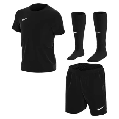Image of NIKE Kids&#039; LK NK Dry PARK20 KIT Set K Football, Black/Black/(White), S