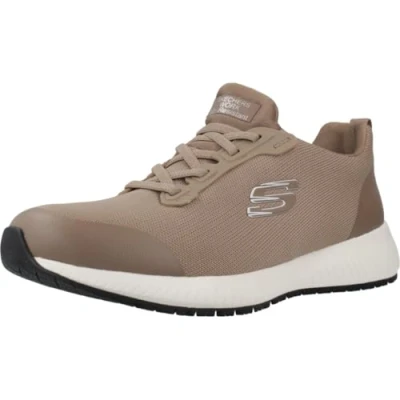 Image of Skechers Women&#039;s Squad SR Health Care Professional Shoe, Taupe, 6.5 UK