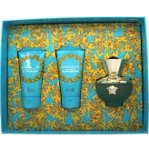 Image of Versace Dylan Turquoise Woman 50ml EDT Spray, Shower Gel &amp; Body Lotion Set