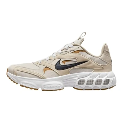 Image of NIKE Women&#039;s Zoom Air Fire Sneaker, LT Orewood BRN/Obsidian SANDDRIFT, 8 UK