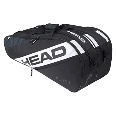 Image of HEAD Elite 9R racket bag,Black/White