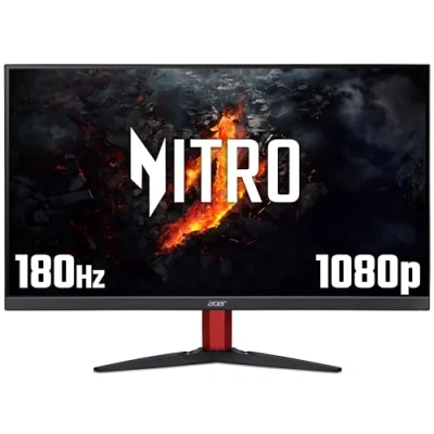 Image of Acer Nitro KG272 S3 27 inch Gaming Monitor VA Panel, 1920 x 1080, 0.5ms, 180Hz, FreeSync Premium, HDR 10, DP, HDMI