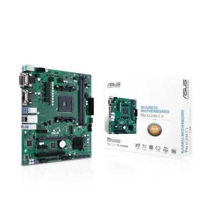 Image of ASUS PRO A520M C II/CSM Business Motherboard Socket AMD AM4 (mATX, LPC Debug Header, Control Center Express, Supports SMBUS Remote IT Management)