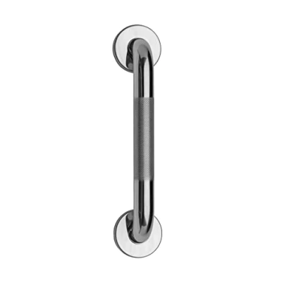 Image of Croydex AP500541 300 mm Safety Support Rail Stainless Steel Grab Bar with Anti Slip Grip for Bathroom, Chrome