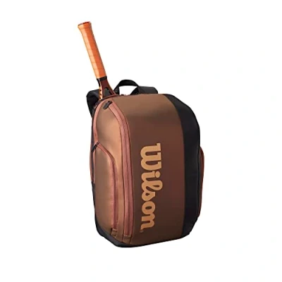 Image of Wilson Pro Staff V14 Super Tour Tennis Backpack 2 Pack, Brown