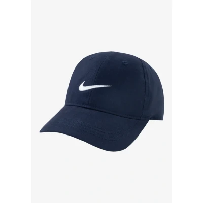 Image of NIKE Just Do It Sports Hat Adjustable Sun Cap 4 7 (Obsidian Navy White Swoosh), Dark Blue, One Size
