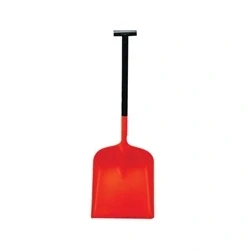 Image of Orange Snowburner Large Blade T Grip Snow Shovel