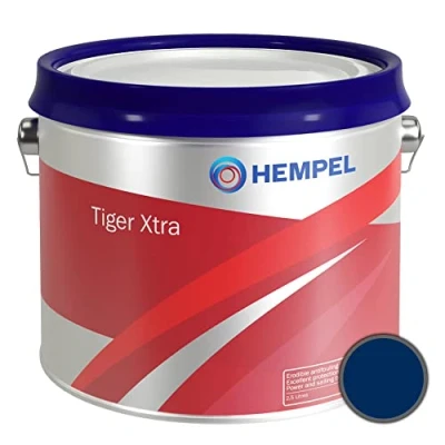 Image of Hempel Paints Tiger Xtra Antifouling True Blue 2.5L Boat Paint