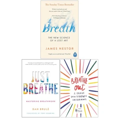 Image of Breath, Just Breathe Mastering Breathwork &amp; Out 3 Books Collection Set