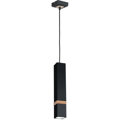 Image of Milagro Pendant Lamp Vidar Black 1xGU10