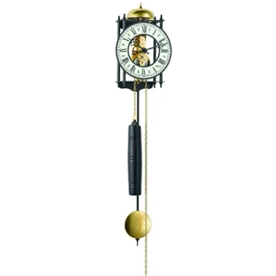 Image of Hermle 70974 000711 Antique Style Wall Clock with Mechanical Skeleton Movement and Strikes on the Hour