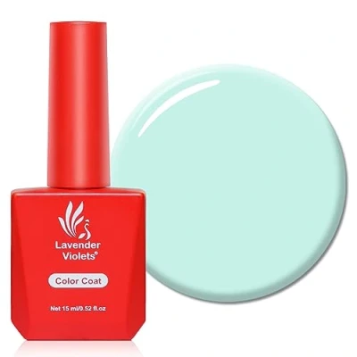 Image of Lavender Violets 15ml Gel Nail Polish UV LED Soak Off Lamp Curing Manicure Pedicure Larger Content Salon Quality Mint Coconut A0362