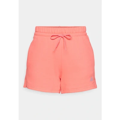 Image of adidas Women&#039;s Essentials Small Logo Feel Cozy Shorts, semi Turbo/White, S