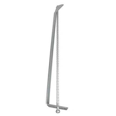 Image of Gah Alberts 219338 Wind Anchor with Ground Spike Hot Dip Galvanised Material 40 x 5 mm Total Height 637
