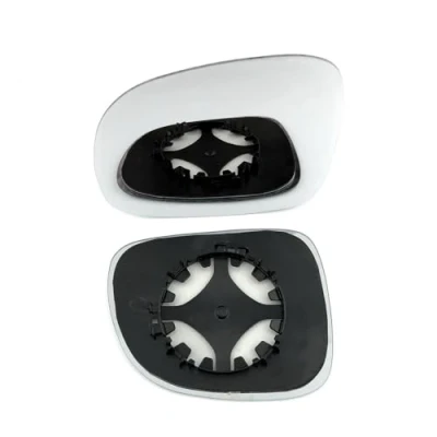 Image of Clip on Heated Base Wing Mirror Glass fits FIAT Panda 2009 to 2020 Right Driver Side