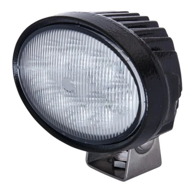 Image of HELLA 1GA 996 661 001 LED Worklight Oval 100 24/12V 1700lm mounting/Bolted Swivelling Mounting Bracket Short distance lighting Plug: DEUTSCH plug