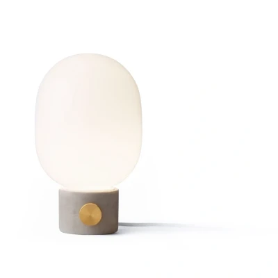 Image of Audo Copenhagen JWDA table lamp with a concrete base