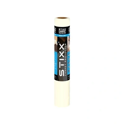 Image of STIXX Carpet Protector Premium Self Adhesive Protection Film Durable and Waterproof 600mm x 50m
