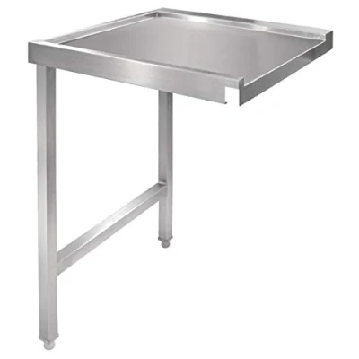 Image of Vogue Pass Through Dishwash Table Left 600mm Stainless Steel Kitchens Commercial