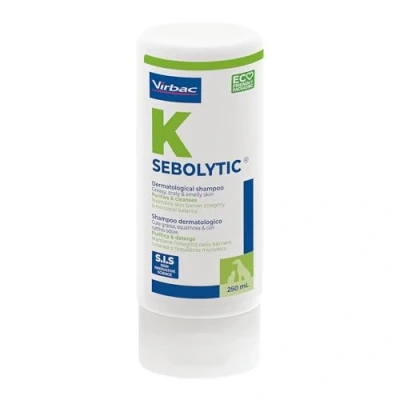 Image of Virbac Sebolytic SIS Shampoo 250 ml for Skin with Symptoms by Severe Eythropoid