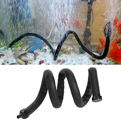 Image of Aquarium Air Bubble Bar Plastic Bendable Wall Diffuser Fish Tank Stone Release Oxygen Bar(60cm)